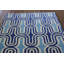 Tapis bleu touffeté à la main Tribeca