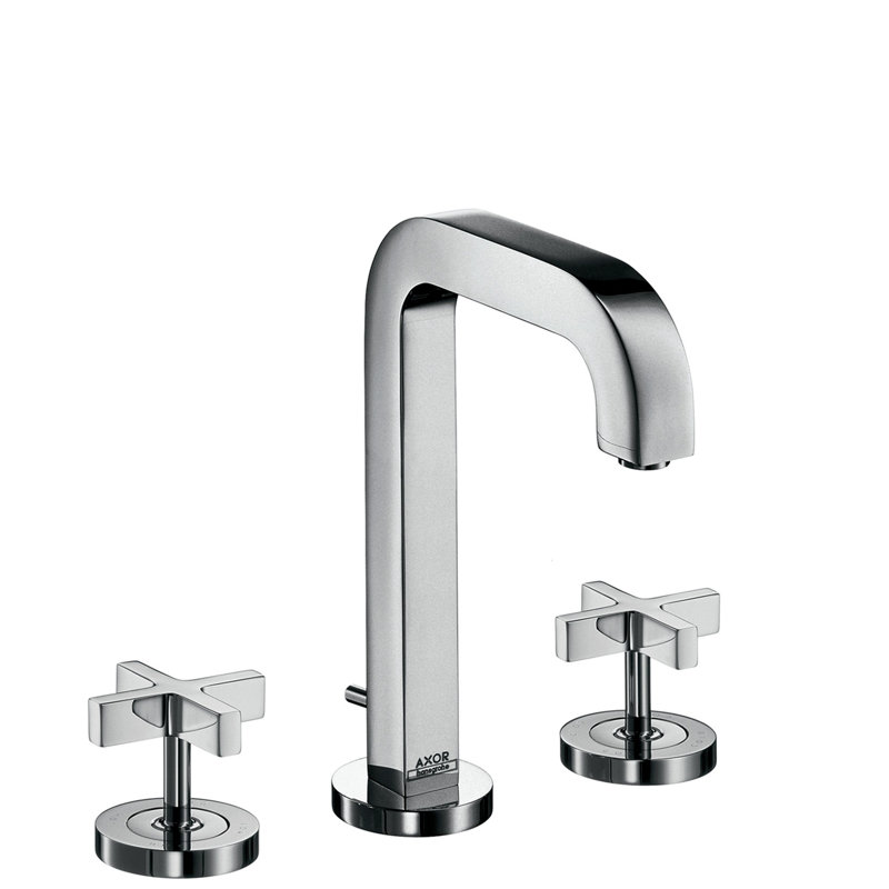 AXOR Citterio Widespread Faucet with Cross Handles, Chrome
