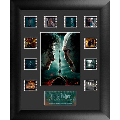 «Harry Potter 7 Part 2 FilmCells», art mural encadré en édition limitée avec 10 clips de film