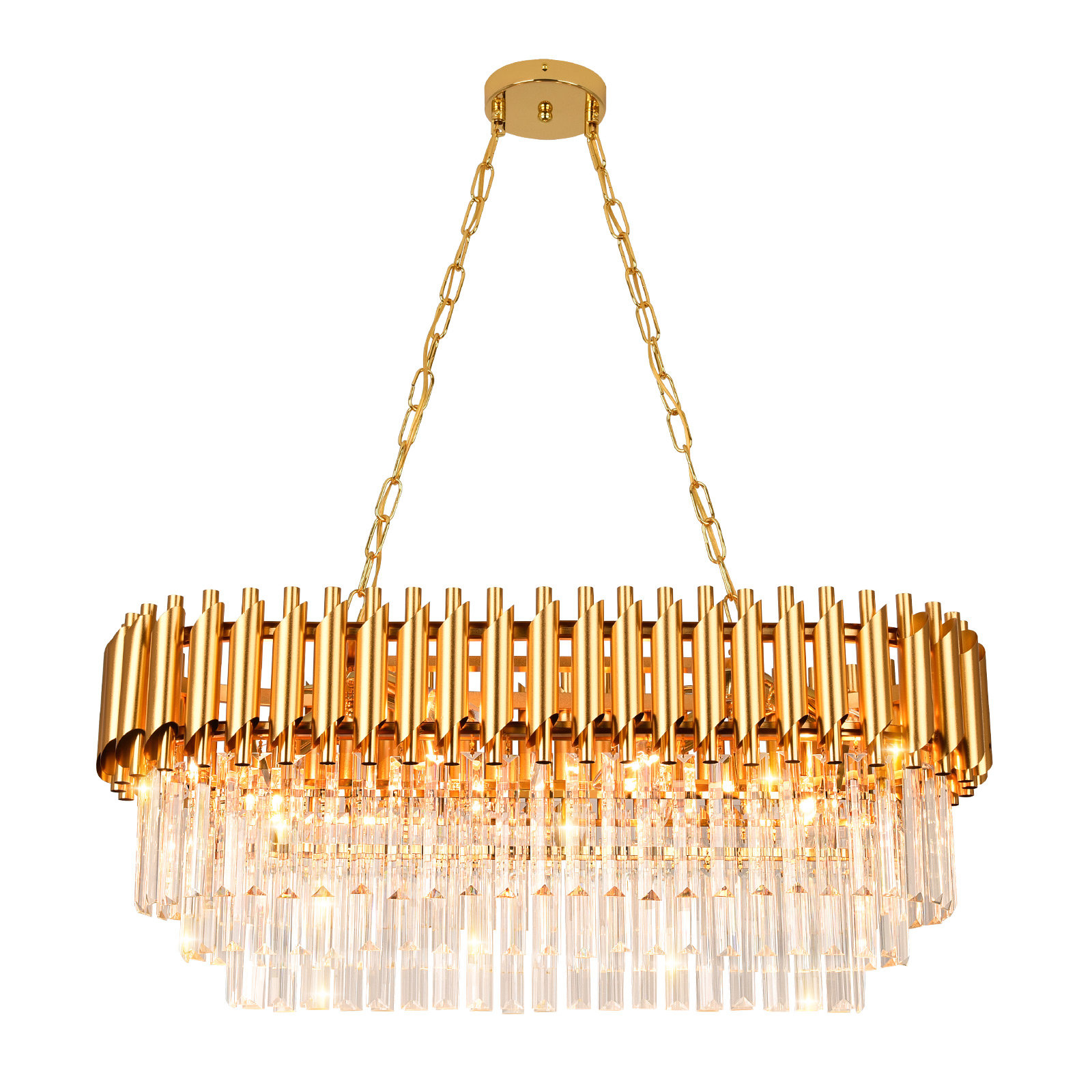 Mercer41 Punita 8 - Light Dimmable Tiered Chandelier & Reviews | Wayfair