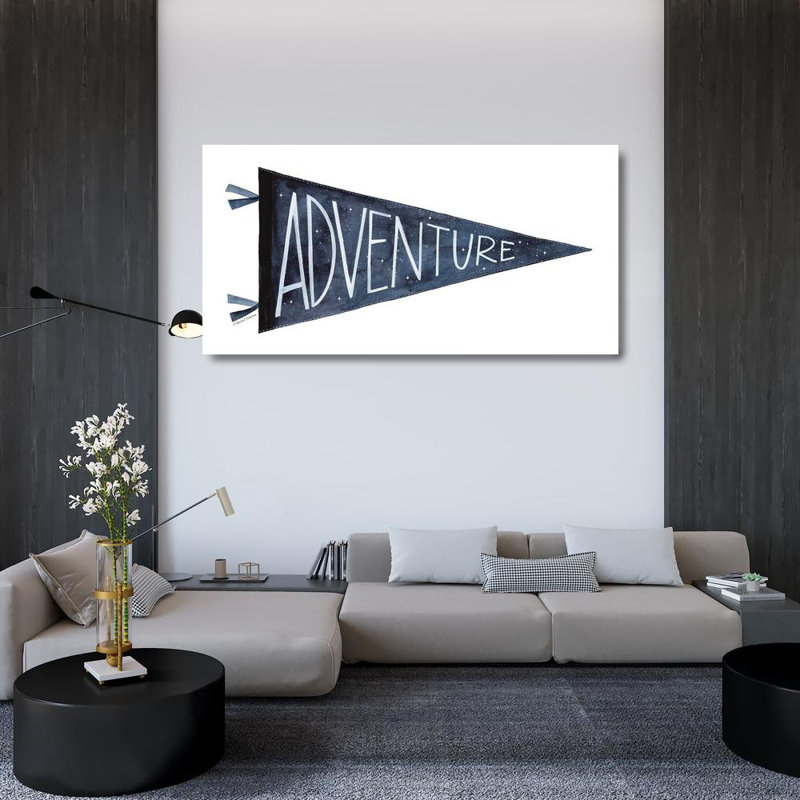 Dakota Fields, Nieman, Rachel, reproduction d'art sur toile tendue: Adventure Pennant, H 26 po x l 48 po