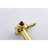 Wall Mounted Dual Handle Bathroom Sink Faucet With Pop-Up Drain (No Overflow)