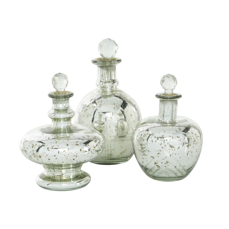 Abigail Decorative Glass Jars Set