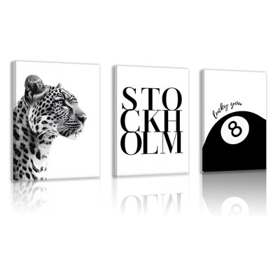 3 Piece Wrapped Canvas Set