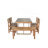 High-Quality Acacia Wood Outdoor Table And Chair Set, Suitable For Patio, Balcony, Backyard