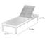 Fauteuil inclinable pour l'extérieur