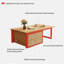 Table basse moderne simple en bois massif