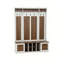 Banc de vestibule 5-en-1 avec portemanteau-2041048043