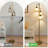 Vintage Tree Floor Lamp With Acrylic Drum Shade With 3 Bulbs Included