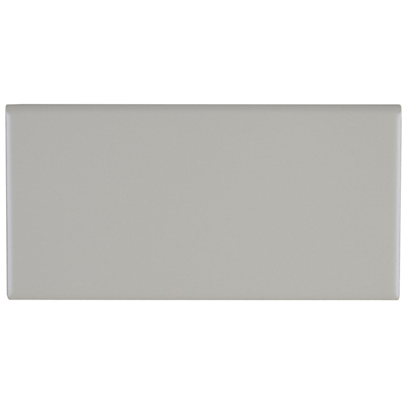Garniture de tuile de moulure en céramique 8 po x 4 po gris désert Berkeley