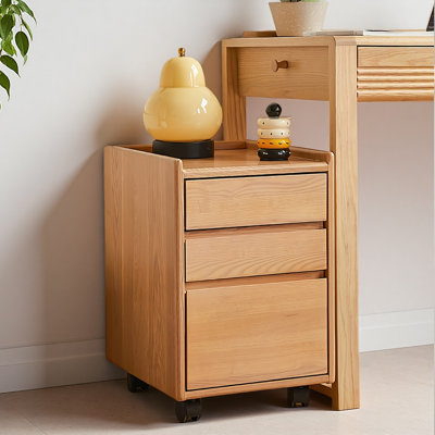 Modern Simple Ash Solid Wood Filing Cabinets by Corrigan Studio