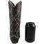 Botte de cowboy en cuir noir Ascano