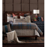 Theo Plaid Cotton Blend Duvet Cover & Insert Set