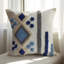 Housse de coussin géométrique 1 pièce