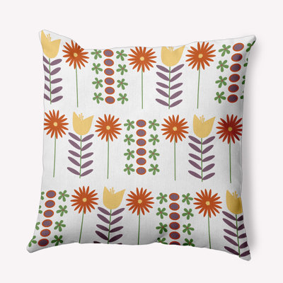 Housse et insert de coussin décoratif carré en polyester pour l'intérieur et l'extérieur