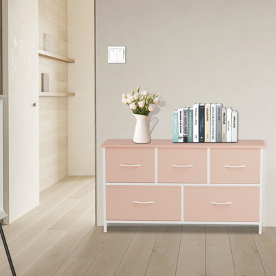 Commode en fer à 5 tiroirs 39,5 po Nilio