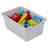 ECR4Kids Scoop Front Storage Bins, Multipurpose Organization, 25-Piece-100135408