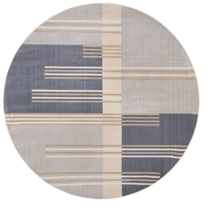 Tapis gris Aslin, Rond 3 pi