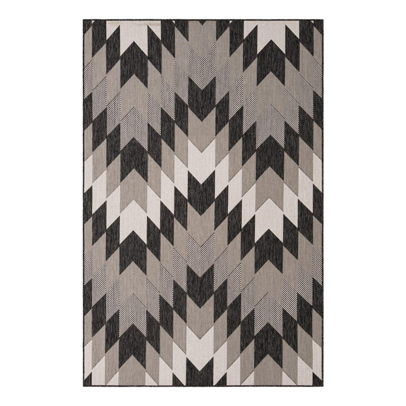 Blox Hower Indoor/Outdoor Area Rug, Rectangle 5'3" x 8'