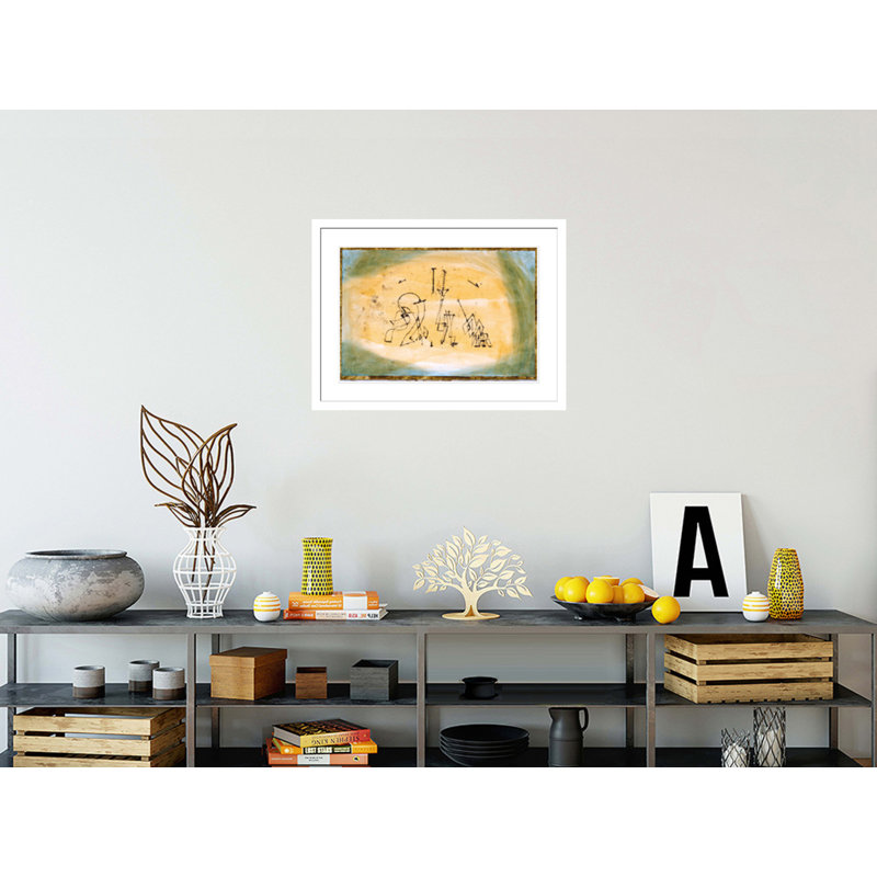 «Abstract Trio» par Paul Klee, impression giclée sur cadre, H 22,11 po x l 29,5 po