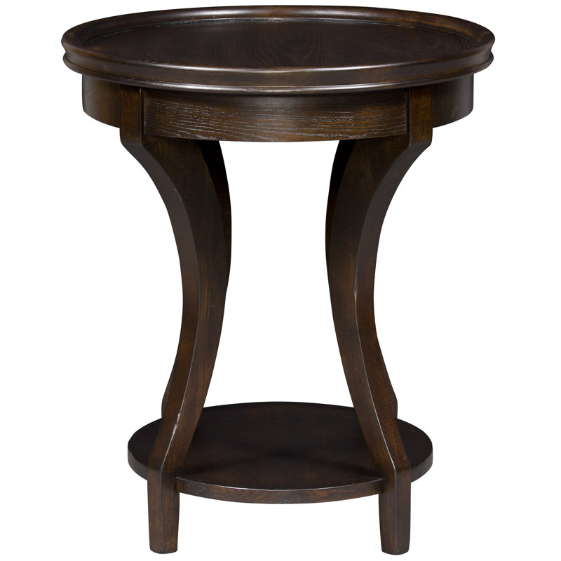Tray Top End Table with Storage, Graphite