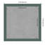 Tableau magnétique encadré gris sarcelle recyclé-101932490