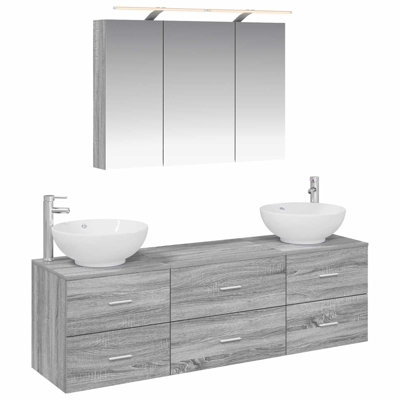 Vanity & Mirror Set