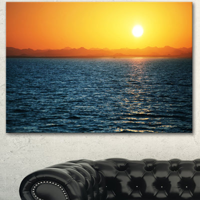 " Beautiful River View At Sunset "