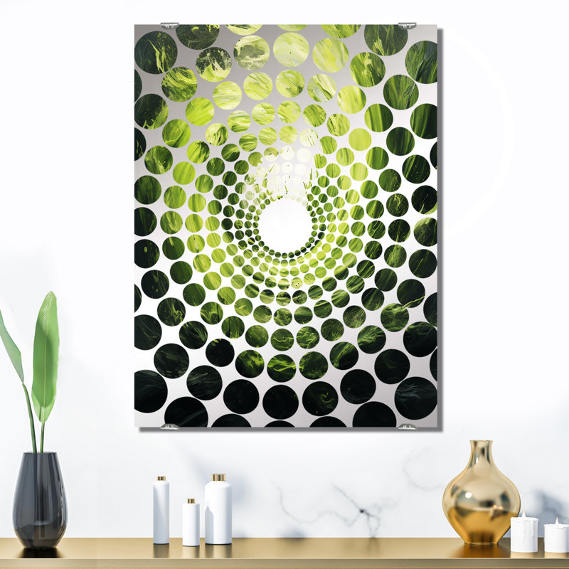 Corteze - Miroirs muraux décoratifs à collage abstrait MIR131668, 32 po x 24 po
