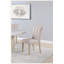 Fauteuil d'appoint beige avec plis Chanel Legant