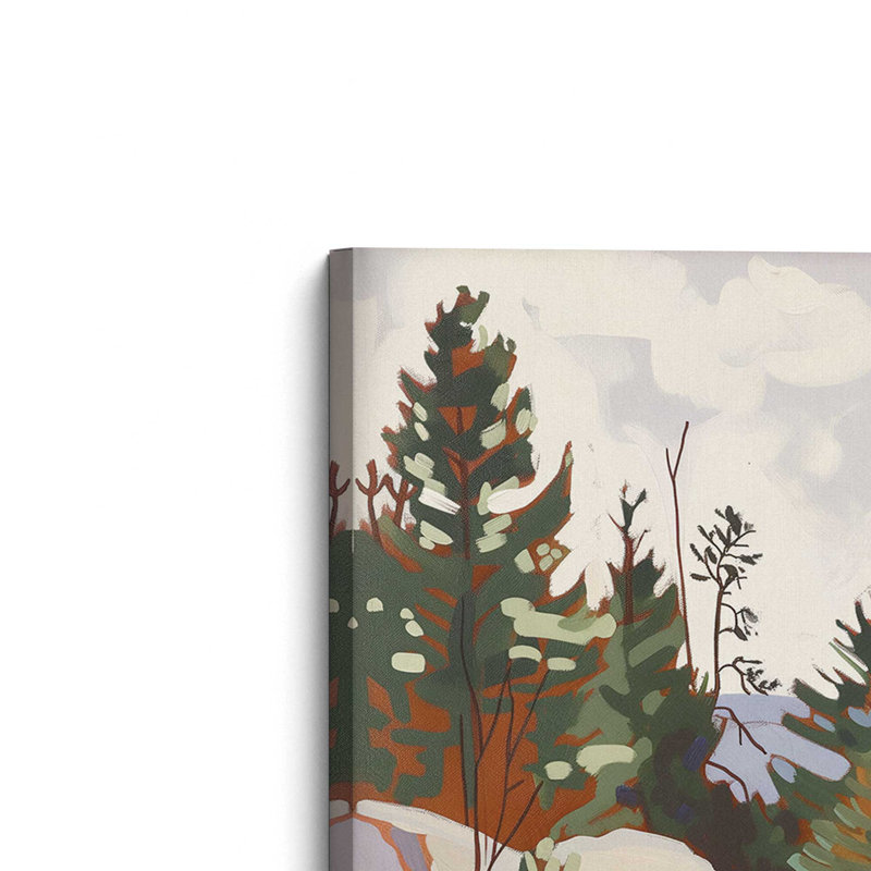 «Rocky Mountain View I», reproduction sur toile, Toile tendue, H 48 po x l 32 po x P 1,25 po