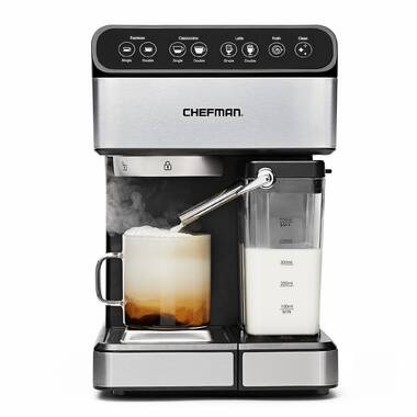 Espresso Machine, Latte & Cappuccino Maker- 10 pc All-In-One