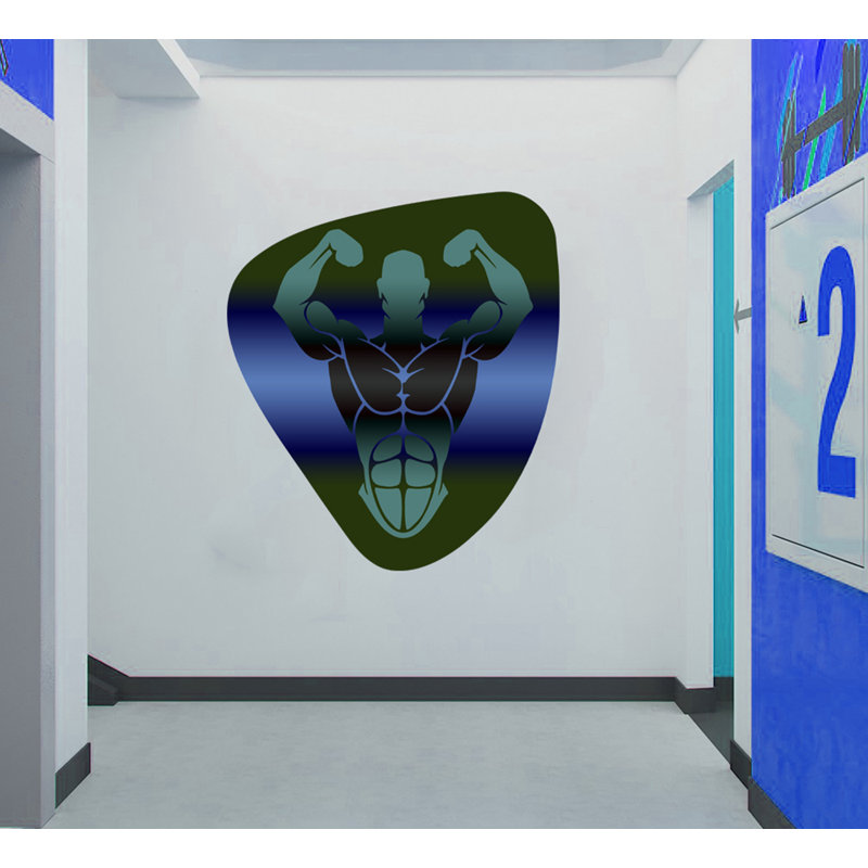 Sports Wall Decal, 46" H x 50" W