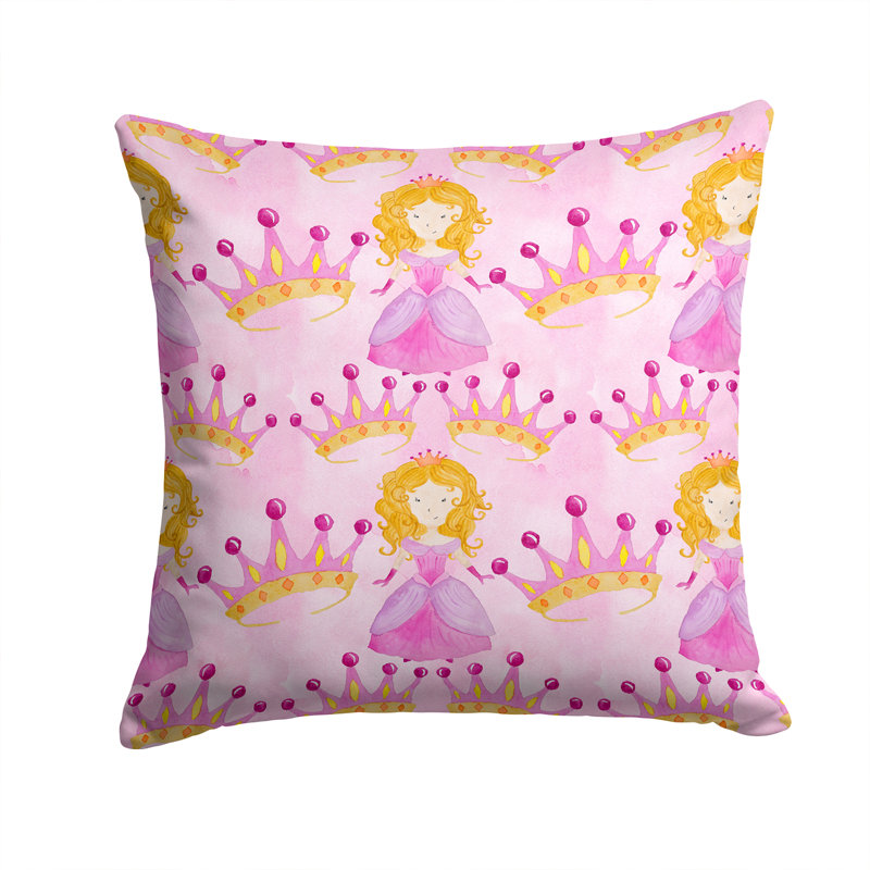  Coussin extérieur Princess and Crown, 14 po x 14 po