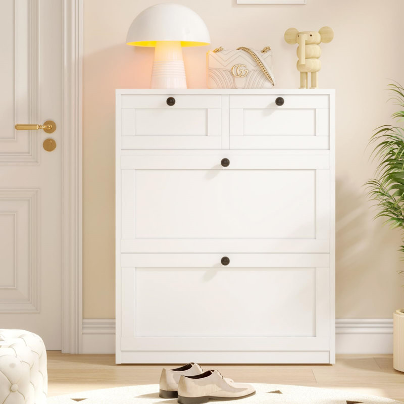 16 Pair Shoe Storage Cabinet