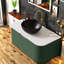 Meuble-lavabo moderne (avec meuble-lavabo et lavabo) avec rangement
