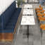 Banc rembourré en similicuir Nordic Luxury