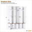 Portemanteau avec portemanteau FlowLuxe 4-en-1 MDF-1264514967