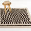 Tapis à carreaux crème Isabeau-624125901