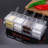 4 Pack Clear Condiment Storage Containers With Spoon For Spice Salt Sugar Bottles