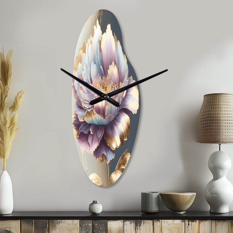 Horloge murale incurvée asymétrique Frejuste, Grand