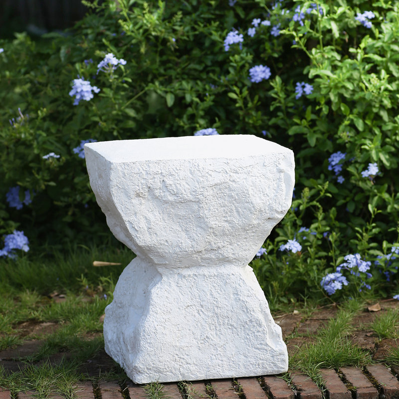 Table d'appoint d'extérieur Paito Modern Minimalist MGO, blanc