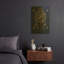 'Celestial Gold A' By Jean Plout Gold Metal Wall Art-1826417155