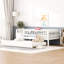 Lit de jour blanc avec couchette et barrière de sécurité - stable, sans sommier et en construction pour une tranquillité d'esprit-1572055132-1572055121