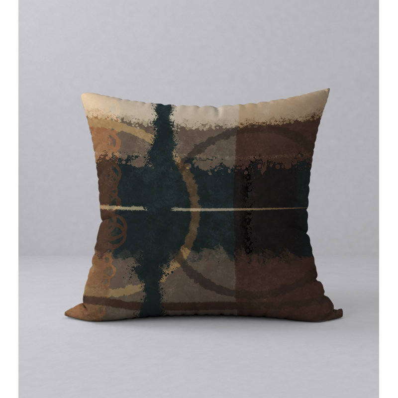 Housse de coussin carrée et bourre écoénergétique, 18" x 18"