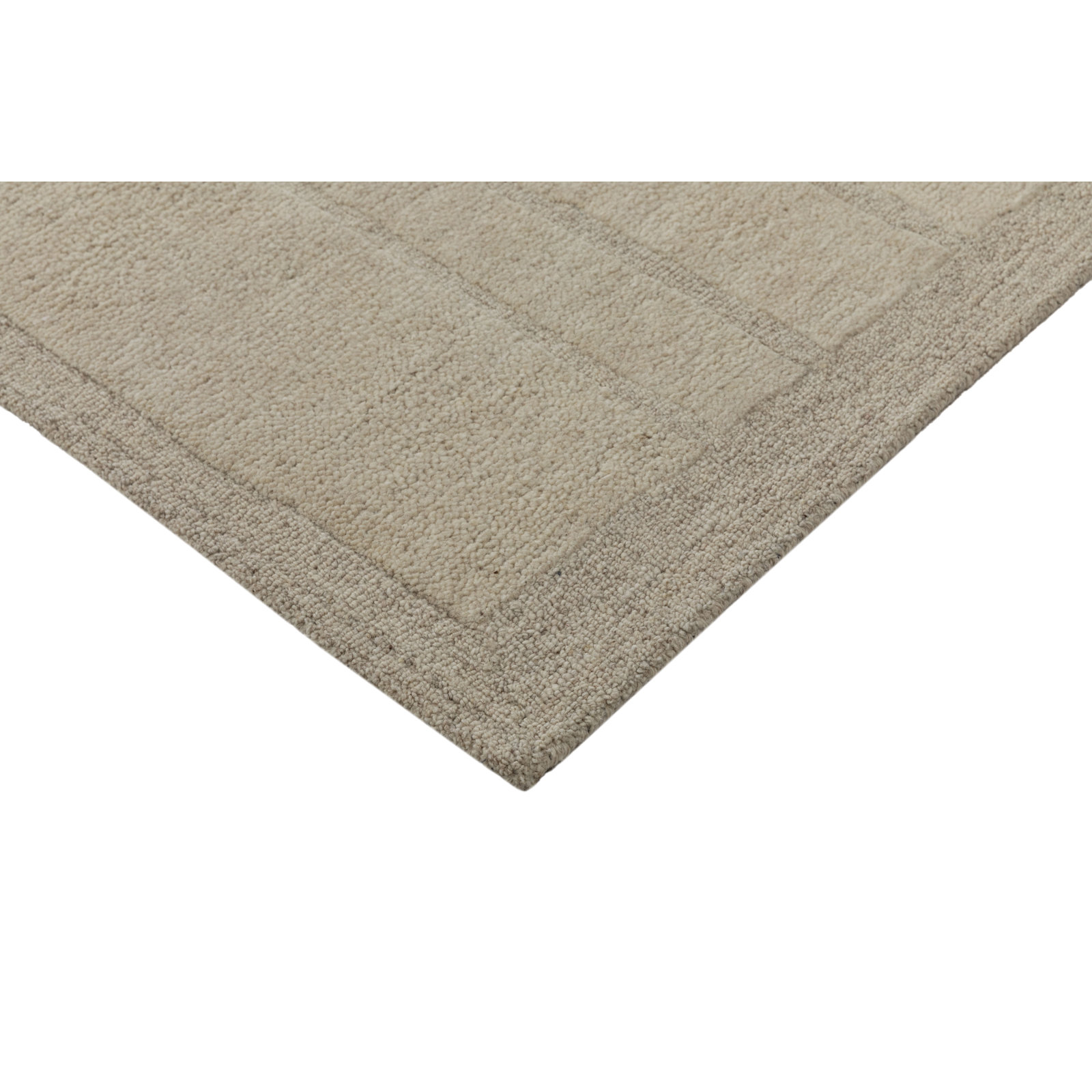 Lira Geometric Hand Tufted Wool Area Rug, Rectangle 5' x 7'6"
