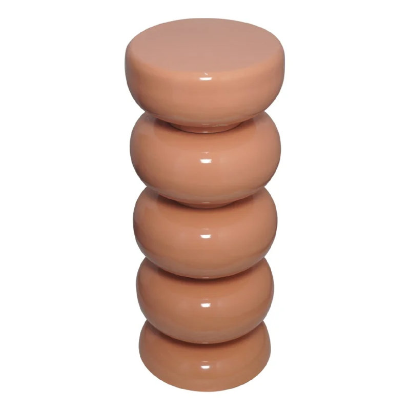 Column Plant Stand, Salmon