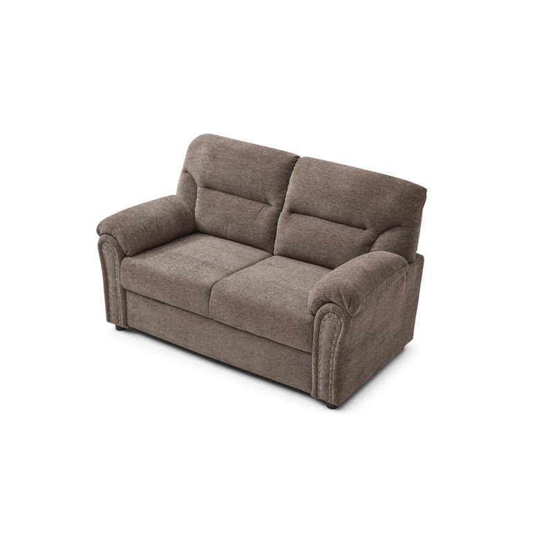 Causeuse moderne brun, Brun