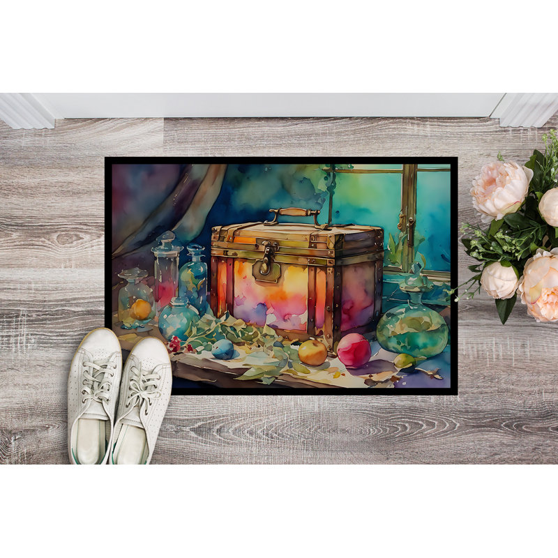 Treasure Chest Doormat, L 18 po x L 27 po