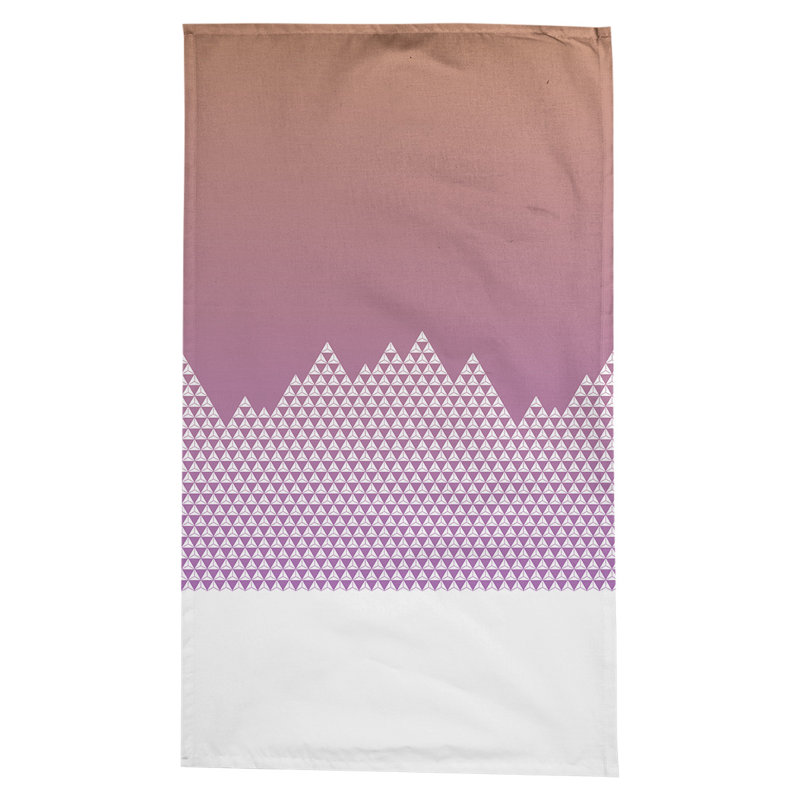 Nappe à motif mountain Leffel, Orange / mauve